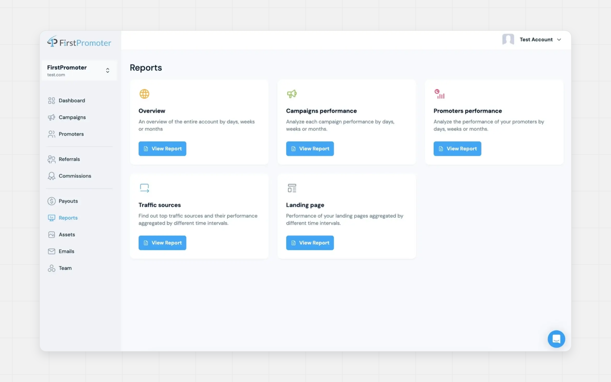 FirstPromoter Reports